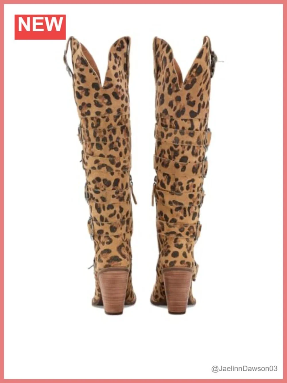 Leather Snip Toe Zippered Over the Knee Boots 3